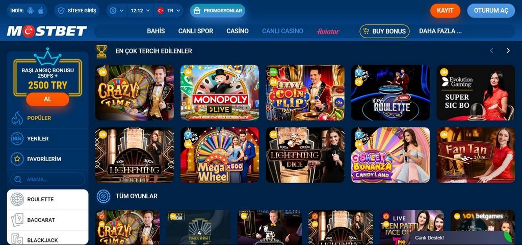MostBet Casino UA
